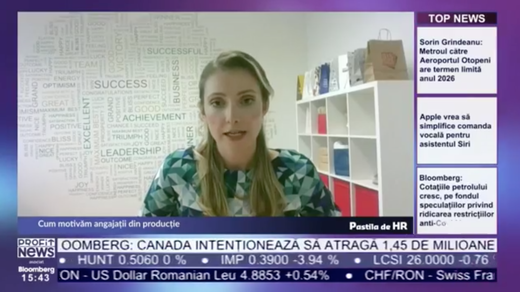 VIDEO Pastila de HR - Iulia Sullivan, CEO Bisbags: Sperăm ca în 2023 să ajungem la 100 de angajați. Suntem cumva privilegiați. Este o reticență a oamenilor de a lucra în trei schimburi