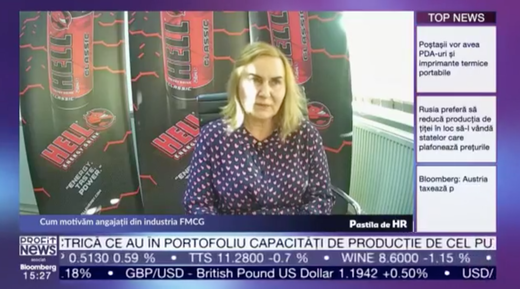 VIDEO Pastila de HR - Micșunica Pelaghie, National Manager Hell Energy România: Am observat că bonusurile, recompensele sau creșterile salariale nu îi fac neapărat fericiți pe angajați