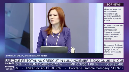 PROFIT NEWS TV Daniela Șerban, președinte ARIR: La nivel de percepție și de piață s-a văzut o creștere generalizată a calității comunicării cu investitorii. Proiectul VEKTOR - unul de referință 