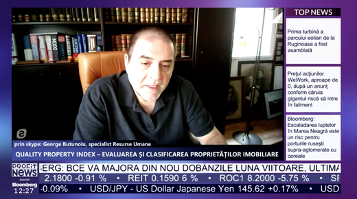 PROFIT NEWS TV Educație cu Profit - George Butunoiu: Quality Property Index este un fel de cazier al fiecărei clădiri în parte. Totul rămâne acolo chiar dacă se și dărâmă clădirea