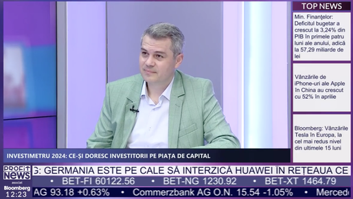 PROFIT NEWS TV Educație cu Profit - Head of Brokerage Investimental: La bursa românească se poate investi și economisi în același timp. Chiar și 100 de lei dacă investești pe lună e un mare plus pe care îl poți obține