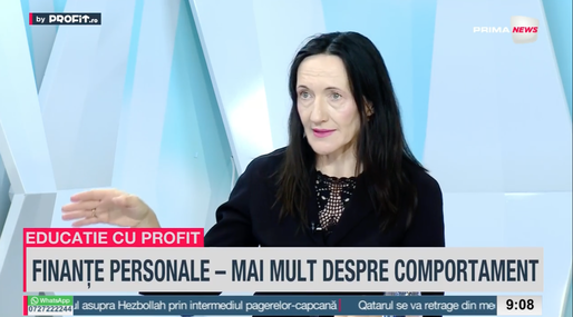 VIDEO Profit.ro TV Educație cu Profit - Irina Chițu, expert în educație financiară: Bugetul e ca o hartă, o imagine a finanțelor tale personale de la A la Z. Să nu stai într-un singur venit, pentru că este foarte periculos