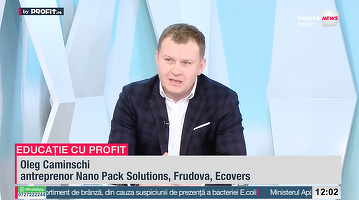 VIDEO Profit.ro TV Educație cu Profit - Oleg Caminschi, Frudova Fruits: Când am bătut prima dată la ușile lanțurilor de retail, ne-a fost aproape imposibil să intrăm