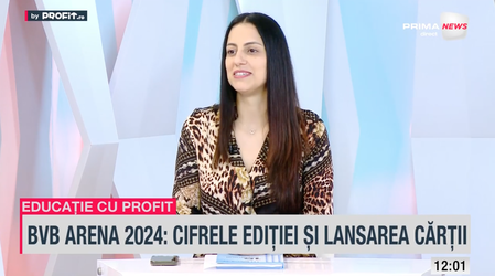 VIDEO Profit.ro TV Educație cu Profit – Ana-Maria Neațu, BVB Arena: 20 de companii dintre cele semifinaliste și finaliste au ales BVB pentru finanțarea business-ului. Au fost 37 de runde de finanțare care au depășit suma de 236 milioane euro