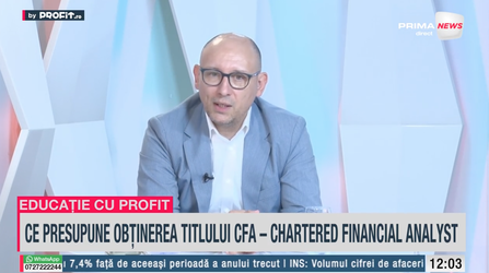 VIDEO Profit.ro TV Educație cu Profit – Cosmin Mizof, Investment Manager: Cea mai frecventă greșeală financiară a românilor este că pornesc de la consum și abia apoi economisesc. Noile generații au o mentalitate diferită față de vechile generații 