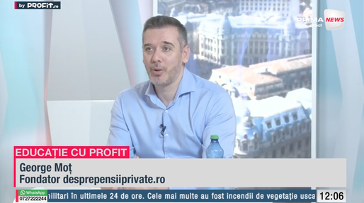 VIDEO Profit.ro TV Educație cu Profit – George Moț, fondator desprepensiiprivate.ro: Nu are ce să caute statul în a stabili pensia ta. Statul trebuie să creeze doar cadrul, nu să decidă în locul tău. La pensiile viagere nu o să existe interes

