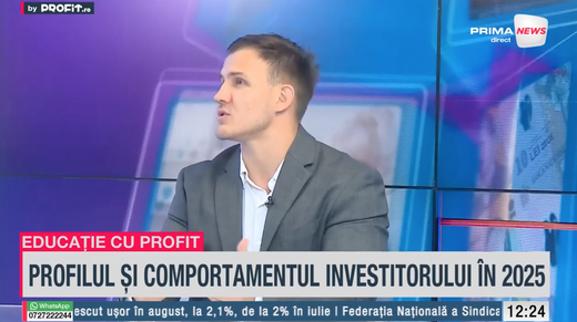 VIDEO Profit.ro TV Educație cu Profit – Răzvan Topa, XTB: Investițiile trebuie privite ca o dietă sănătoasă, câte un pic din fiecare / Radu Puiu, XTB: Economia americană a trecut de la contracție la creștere de 3,3% după Liberation Day
