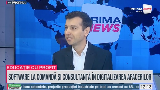 IT-ul românesc, fragil fără investiții în produse. George Panainte, fondator Altamira Software: Digitalizarea nu înseamnă laptopuri și ERP, ci schimbarea modelului de business - VIDEO Profit.ro TV Educație cu Profit

