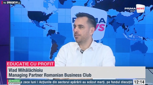 VIDEO Cei mai buni bani investiți. Vlad Mihălăchioiu, Romanian Business Club: Dacă aș face acum un business de la zero, primul lucru ar fi să plătesc un consultant care să știe foarte bine domeniul - Profit.ro TV Educație cu Profit
