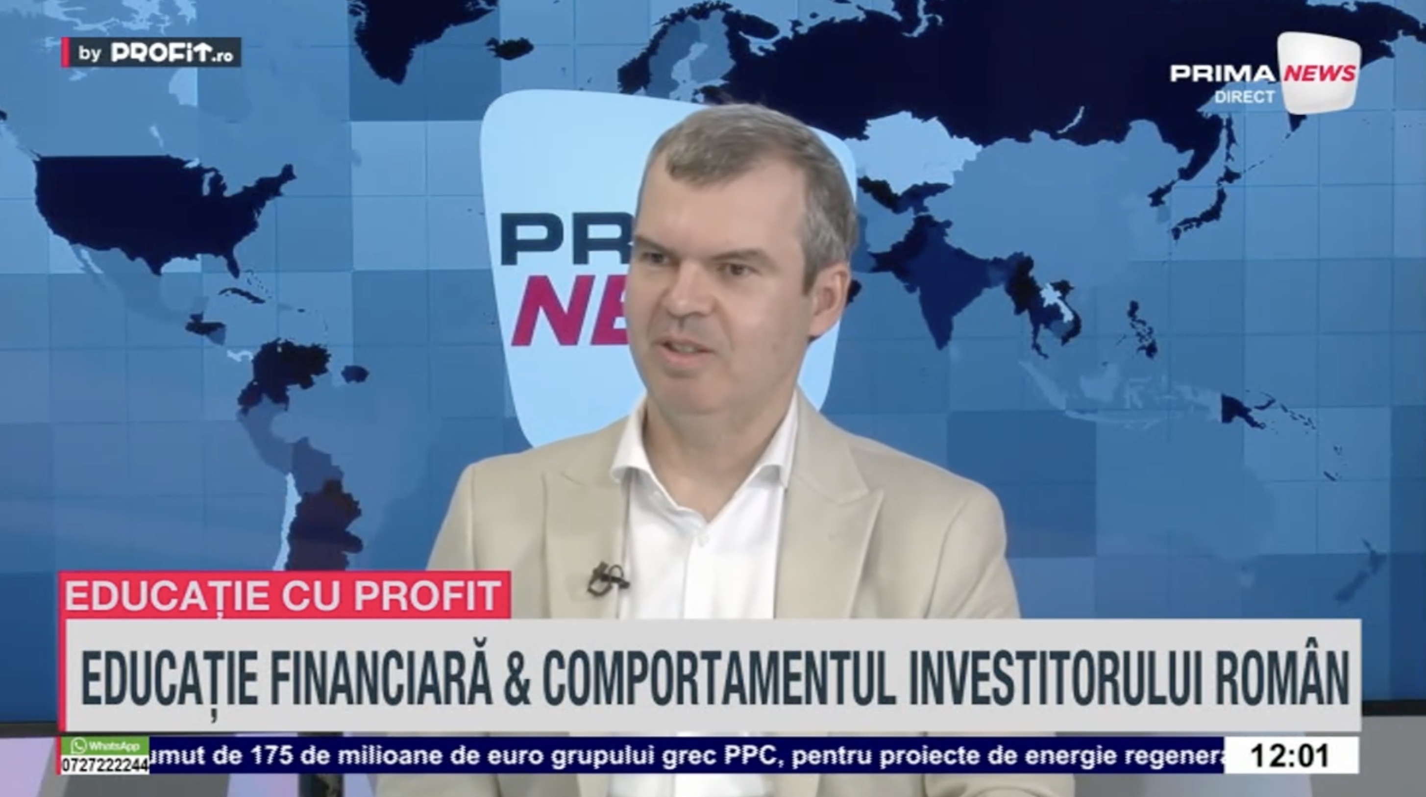 Circa 300.000 de investitori la BVB. Răzvan Pașol, CEO Patria Asset Management: Dacă ne-am fi documentat, n-am fi ratat un câștig de 50-60% în ultimul an - Profit.ro Live TV Educație cu Profit
