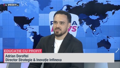 VIDEO Cum ne poate ajuta A.I. Adrian Doroftei, Director de Strategie și Inovație la Infinexa: La un moment dat vom putea depinde de AI, dar acum nu. Încă este nevoie de input uman - Profit.ro Live TV Educație cu Profit