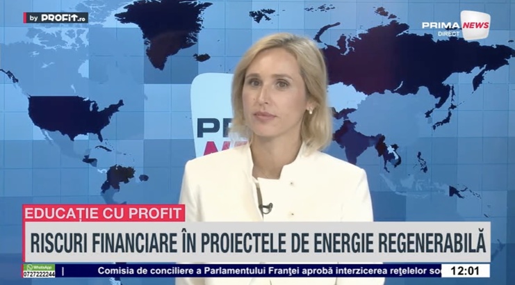 VIDEO Următorul val industrial. Iulia Meiroșu, CFO Enexus: E simplu să construiești un parc. Partea mai problematică este să-l bagi în priză - Profit.ro Live TV Educație cu Profit 