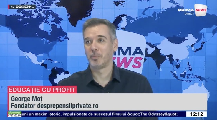 VIDEO Pilonul 1 va crăpa. George Moț, fondator desprepensiiprivate.ro: Viitorul pensiei publice nu este roz, este chiar foarte gri și sumbru. Măsuri doar când a luat casa foc. Pilonul 4, povestea de eșec - Profit.ro Live TV Educație cu Profit