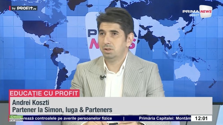 VIDEO Turnăm cu 50% mai mult beton. Andrei Koszti, partener Simon, Iuga & Partners: Pe capitolul forță de muncă punctăm foarte, foarte, foarte bine. Pe capitolul costuri, în schimb, nu suntem atât de competitivi.  - Profit.ro Live TV Educație cu Profit