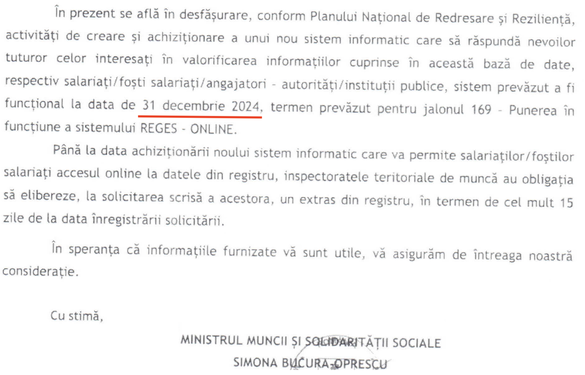 ANUNȚ Platforma REVISAL va fi schimbată cu Reges-Online. Obligații pentru angajatori și perioadă de tranziție