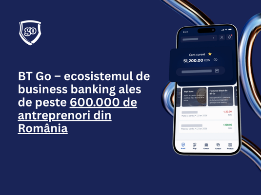 Banking în ritmul tău. Antreprenorii pot deschide un cont de business oricând și de oriunde, rapid și simplu, prin BT Go