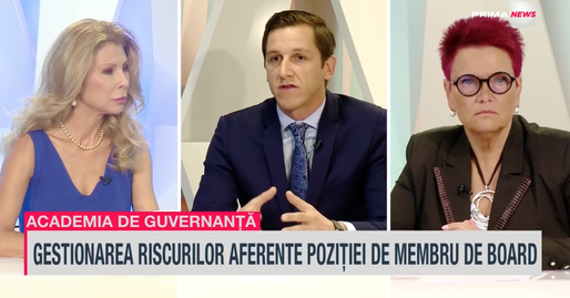 VIDEO PROFIT.ro TV Academia de Guvernanță - Mădălin Enache, Senior Partener Enache, Pirtea și Asociații: Ca membru de board, pentru gestionarea riscurilor, cel mai important  lucru este să fii informat / Dr. Gabriela Hârțescu, Decan și Membru Fondator Env