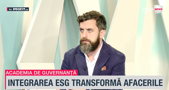 VIDEO Profit.ro TV Academia de Guvernanță - Ciprian Stănescu, SIS: ESG-ul este o lupă, o diagnoză a cum producem valoare ca organizație. IMM-urile nu prea se uită la guvernanță / Dr. Gabriela Hârțescu, ENVISIA: Existența unui consiliu consultativ și a unui sistem de guvernanță la nivelul IMM-urilor susține performanța și reduce frauda