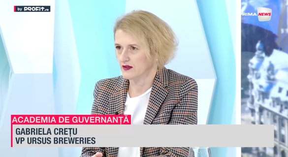 VIDEO Profit.ro TV Academia de Guvernanță - Gabriela Hârțescu, ENVISIA: Mediul incert în care antreprenorii funcționează face necesară o structură de guvernanță corporativă în fiecare companie / Gabriela Crețu, URSUS Breweries: Cei care nu vor reuși să se adapteze vor dispărea de pe această piață 