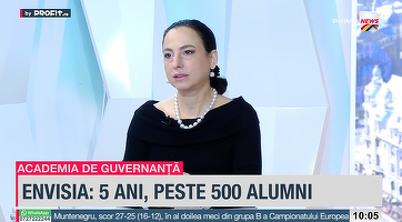 VIDEO Profit.ro TV Academia de Guvernanță - Carmen Micu, membru fondator și CEO ENVISIA – Boards of Elite: Investitorii nu mai cred în zona de sustenabilitate. Este fenomenul de whitewashing sau greenwashing. Foarte multă lume penalizează
