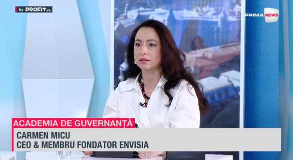 VIDEO Profit.ro TV Academia de Guvernanță – Carmen Micu, ENVISIA: Cea mai importantă competență a unui membru de board într-un ONG este capacitatea de a construi strategii pe termen mediu și lung / Lidia Fati, United Way România: Foarte importantă ca amenințare pentru ONG-uri este percepția publicului. Sunt supuse unor presiuni foarte mari 