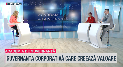 VIDEO Profit.ro TV Academia de Guvernanță - Gabriela Hârțescu, ENVISIA: Suntem într-un moment istoric pentru România ca aderare la OECD. Am lansat primul program post-universitar de guvernanță corporativă din România acreditat / Mihai Olariu, URA: Când parcurgi un astfel de program este garantat un set de cunoștințe de specialitate de înaltă calitate