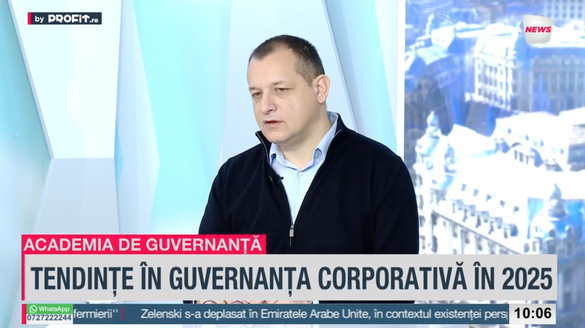 VIDEO Profit.ro TV Academia de Guvernanță - Guvernanța nu e opțională. Este cheia încrederii, performanței și stabilității economice