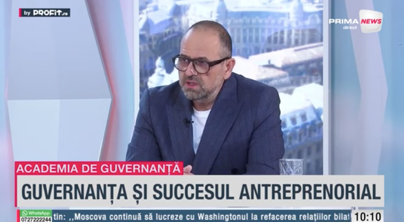 VIDEO Profit.ro TV Academia de Guvernanță - Leadership cu impact: De ce antreprenorii de succes au nevoie de guvernanță și cultură organizațională autentică