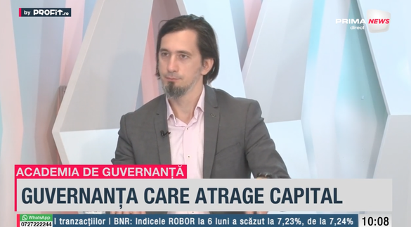 VIDEO Profit.ro TV Academia de Guvernanță - Guvernanța ca avantaj competitiv: De ce investitorii caută transparență, echilibru și leadership profesionist