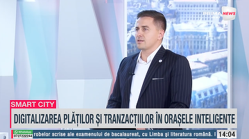 VIDEO Profit.ro TV Smart City România - Dragoș Dilă, Selfpay: Am dat drumul în faza pilot la serviciul de colectare a taxei pentru buletinul electronic. Până pe 2 iunie se va activa la nivel național. Și comunele au un apetit foarte mare pentru digitaliza