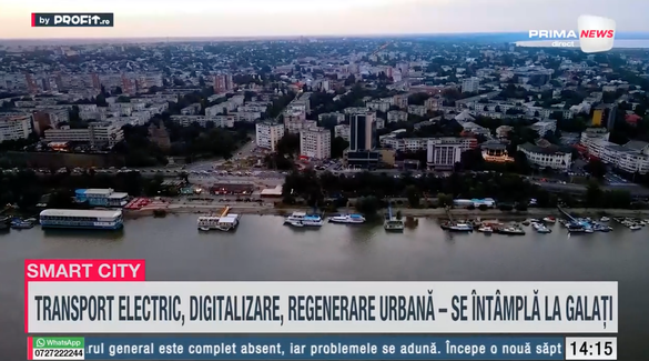 VIDEO Profit.ro TV Smart City România – Ionuț Pucheanu, Primarul Municipiului Galați: Gradul de mulțumire a celor care interacționează cu primăria a crescut consistent. Am eliminat celebrul dosar cu șină