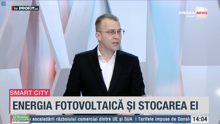 Profit.ro TV – Smart City România. Cornel Eftenoiu, Darkom Energy: România are peste 5.000 MW în fotovoltaic. „Prosumatorii pot stabiliza sistemul energetic. Stocarea devine esențială.”