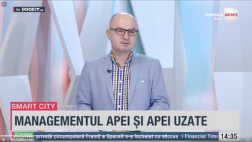 Profit.ro TV – Smart City România. Florian Burnar, APPFE: „Avem nevoie de 30 de miliarde euro pentru apă și canalizare. Directiva europeană nu ne va aștepta.”