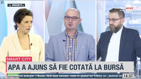 Profit.ro TV – Smart City România. Florian Burnar, APPFE: „Avem nevoie de 30 de miliarde euro pentru apă și canalizare. Directiva europeană nu ne va aștepta.”