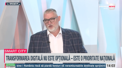 VIDEO Profit.ro TV Smart City România – Victor Vevera, ICI București: Nu mai putem fi în afara tehnologiei. Aurul viitorului, dar și al prezentului, sunt datele. Vor exista aplicații de AI care vor înlocui o parte din locurile de muncă