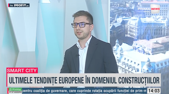 VIDEO Profit.ro TV Smart City România - Ovidiu Voicana, VOCA Architects: Standardul nZEB se va înăspri pe viitor / Cătălina Voicana, VOCA Architects: Sistemul de smart poate pur și simplu să anticipeze ceea ce vrem noi să facem 