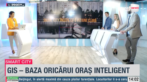 VIDEO Profit.ro TV Smart City România – Daniela Hagman, fondator GeoData Services: Digitalizarea administrației poate aduce economii cât bugetul sănătății / Cătălin Vrabie, profesor SNSPA: E nevoie de o schimbare și în societate