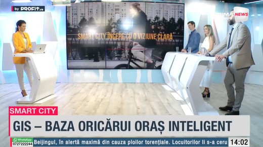 VIDEO Profit.ro TV Smart City România – Daniela Hagman, fondator GeoData Services: Digitalizarea administrației poate aduce economii cât bugetul sănătății / Cătălin Vrabie, profesor SNSPA: E nevoie de o schimbare și în societate