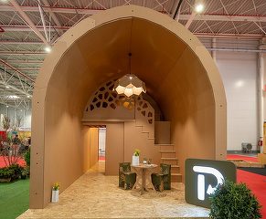 Casalux.ro - FOTO Inovație românească: casa construită aproape integral din carton structural