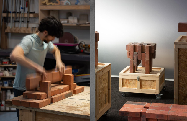 Casalux.ro - Un atelier francez face mobilier de lux din cărămizi vechi