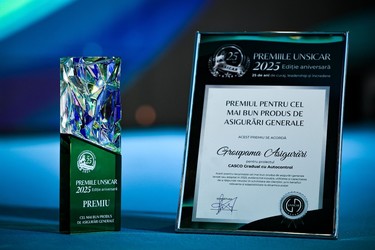 Groupama câștigă premiul pentru „Cel mai bun Produs de Asigurări Generale” la Gala UNSICAR 2025, confirmând rolul său de inovator pe piața asigurărilor 