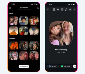 Instagram a lansat Instants, o funcție de „partajare autentică”