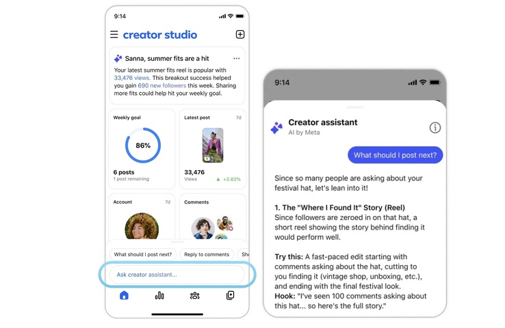 Facebook lansează un AI pentru creatorii de conținut