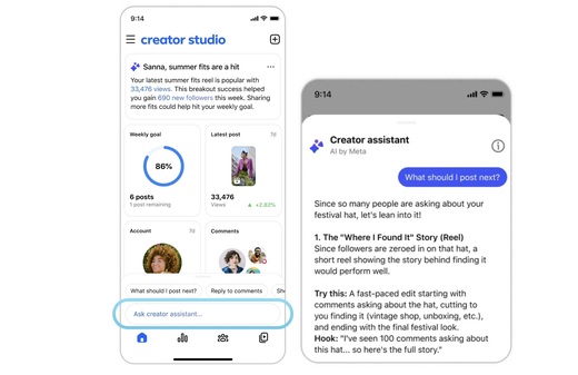Facebook lansează un AI pentru creatorii de conținut