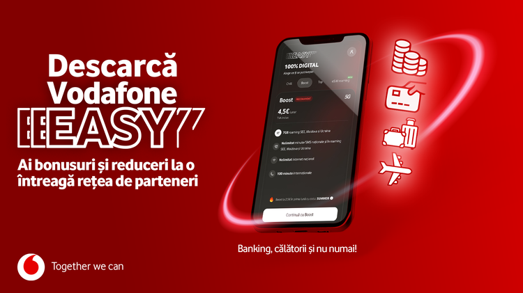 FOTO Vodafone anunță în România: Vodafone EASY dezvoltă un ecosistem de parteneriate 