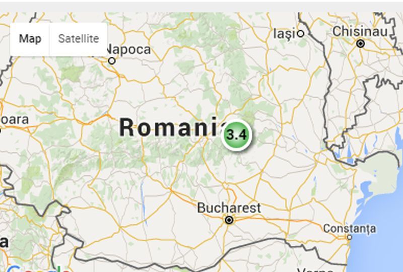 Cutremur de 3,4 grade în judeţul Buzău