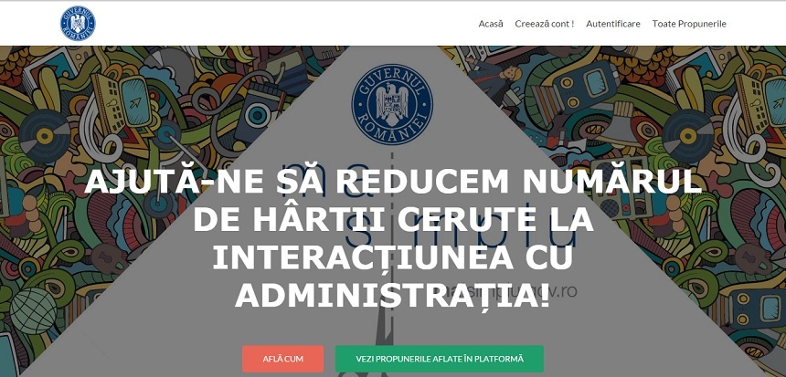 Guvernul lansează Comisia de tăiat hârtii pe maisimplu.gov.ro