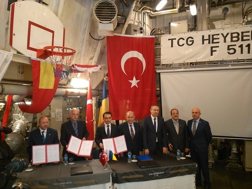 Trei firme din Turcia şi una din România participă împreună la licitaţia pentru modernizarea fregatelor Forţelor Navale Române