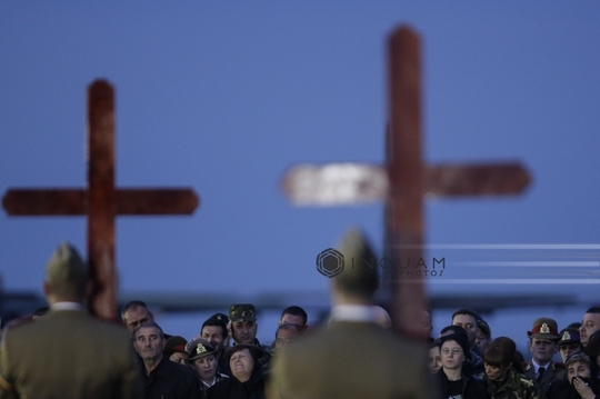 Cei doi militari români ucişi în timpul unui schimb de focuri în Afganistan au fost repatriaţi (FOTO: Inquam Photos / Octav Ganea)