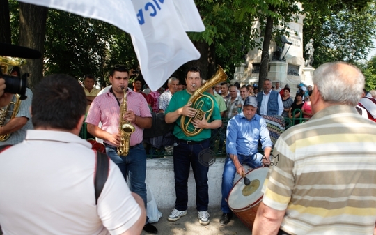 Sindicalişti Agrostar (Foto: Inquam Photos / George Călin)